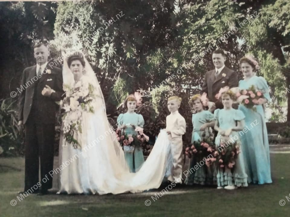 Wilfred Barret and Jeannie Adam wedding